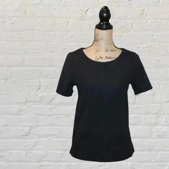 Madewell Tops - Madewell Short Sleeve Blouse - Black